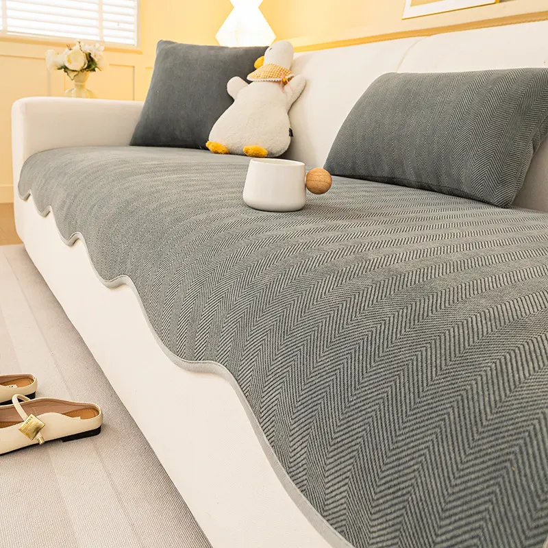 All-Season Sofa Cover - Pet Scratch Resistant, Non-Slip Couch Protector for Living Room & Bedroom Decor