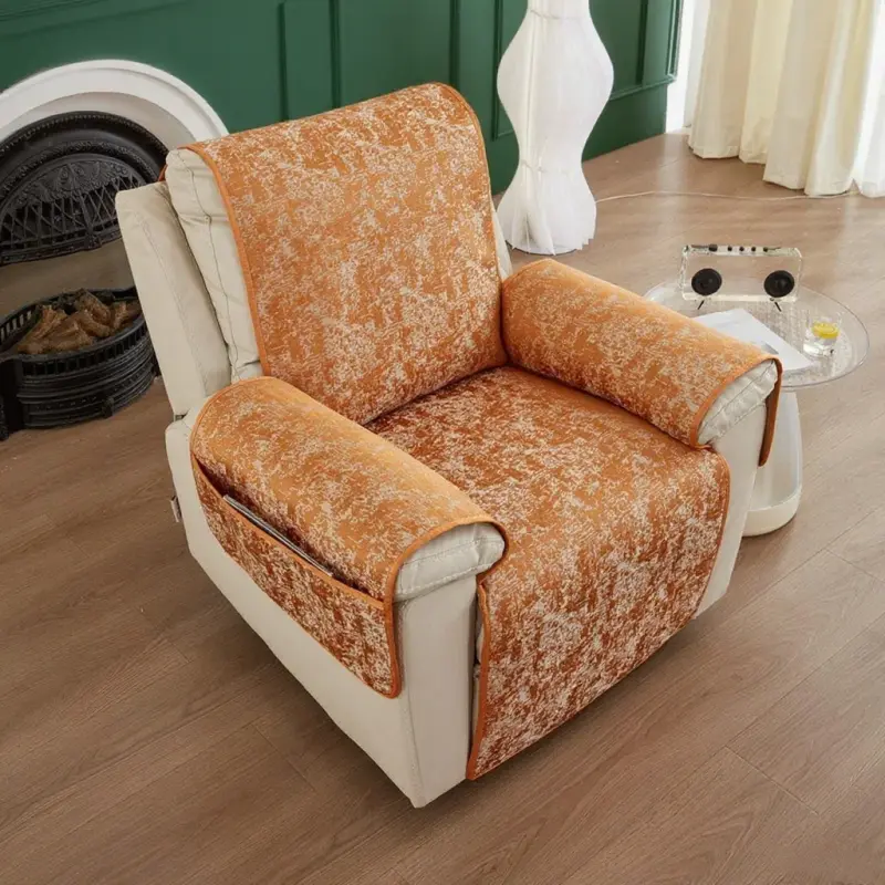 Soft Recliner Four Season Universal Luxury Sofa Towel 1 Seater Sofa Protector Cover Non-slip Couch Covers