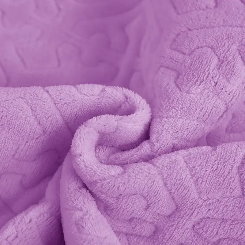3pcs Set Winter Thick Velvet Bedspread Super Soft Flannel Quilting Bed Cover Non-slip Breathable Bedsheet with 2pcs pillowcase