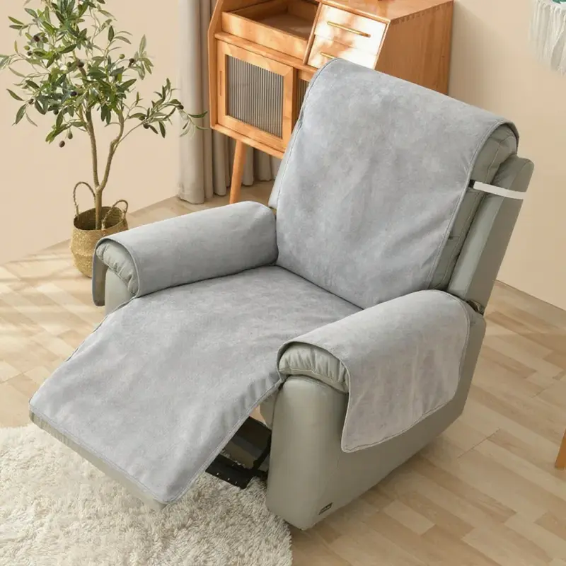 Waterproof one-piece Pet Sofa Cover Four Season Universal Non-slip Recliner Cover Solid Color High Quality Slipcovers