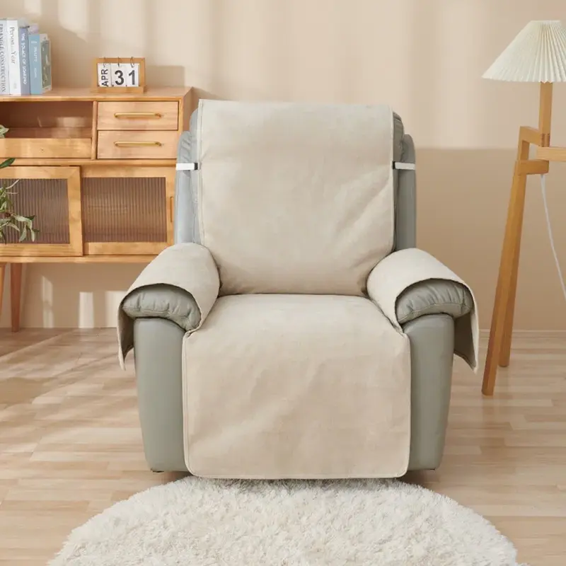 Waterproof one-piece Pet Sofa Cover Four Season Universal Non-slip Recliner Cover Solid Color High Quality Slipcovers
