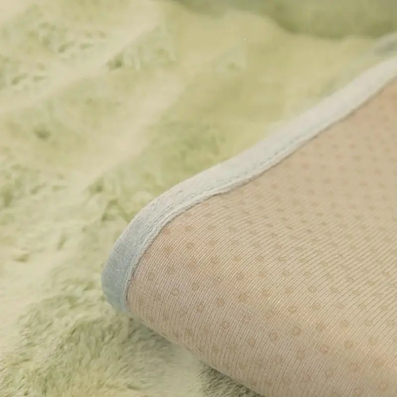 1pc Rabbit plush sofa towel bubble plush thickened non-slip plush seat cushion sofa cover winter sofa cover cushion