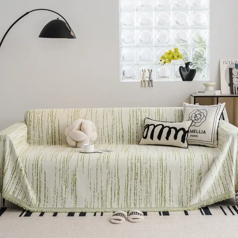 Luxury Soft Chenille Sofa Towel Anti-scratch Furniture Protective Cover  Universal 1/2/3/4 Seater Couch Cover for Living Room