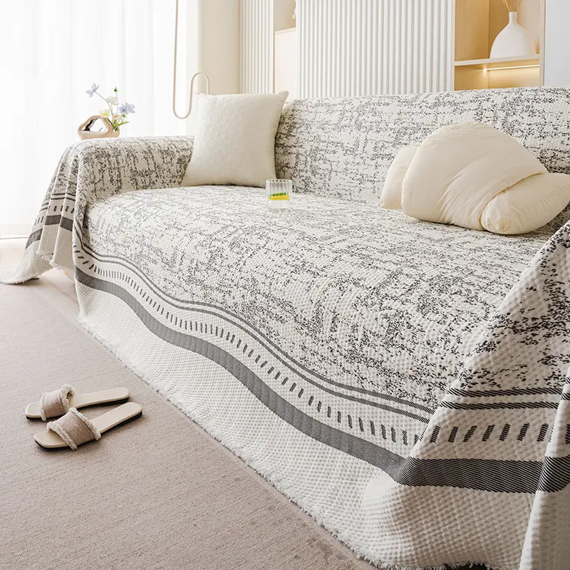 Ice silk cool summer all inclusive sofa cover, ice feeling cool cushion, cushion towel, modern simple sofa anti slip pad