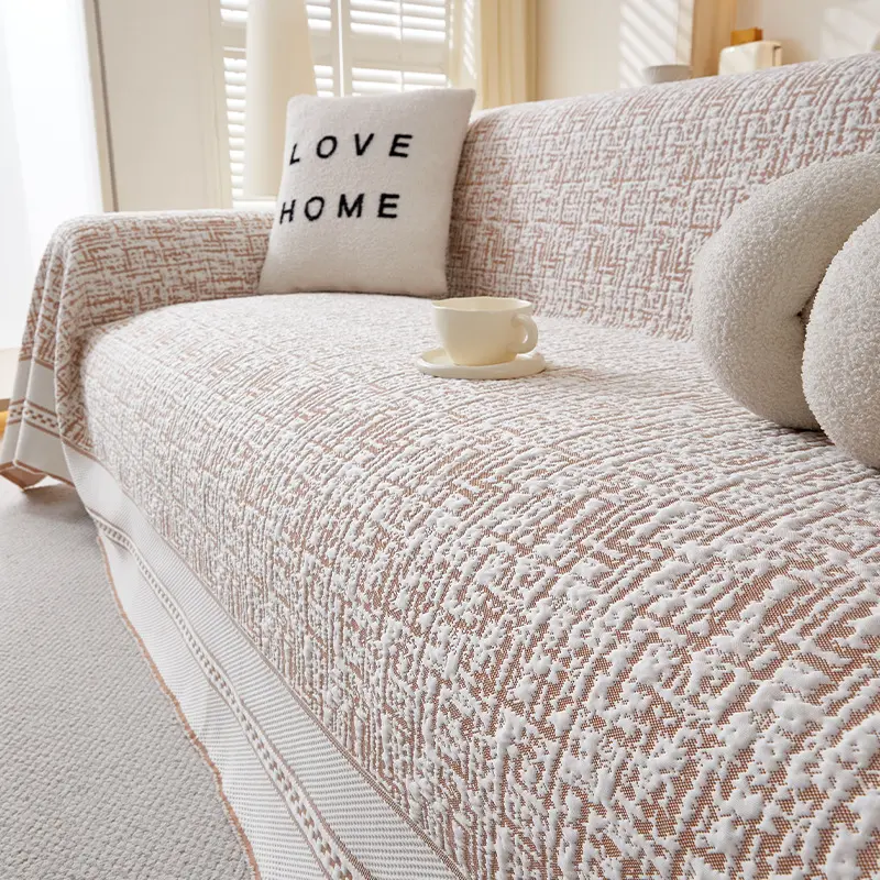 Ice silk cool summer all inclusive sofa cover, ice feeling cool cushion, cushion towel, modern simple sofa anti slip pad