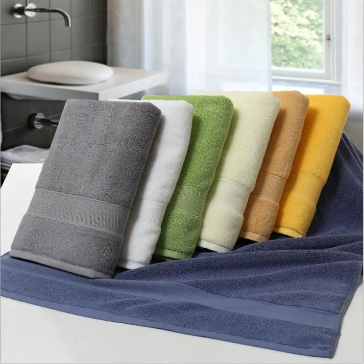 100% Cotton BeachTowel Thickening Softer 650G Bath Towel Soft Comfortable Fast Dry Bathroom Towel for Adults or children