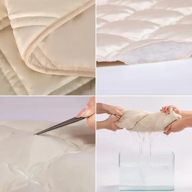 Short Plush Quilting Headboard Cover All-inclusive Velvet Quilted Bed Head Cover Solid Color Bed Head Back Protector Cover