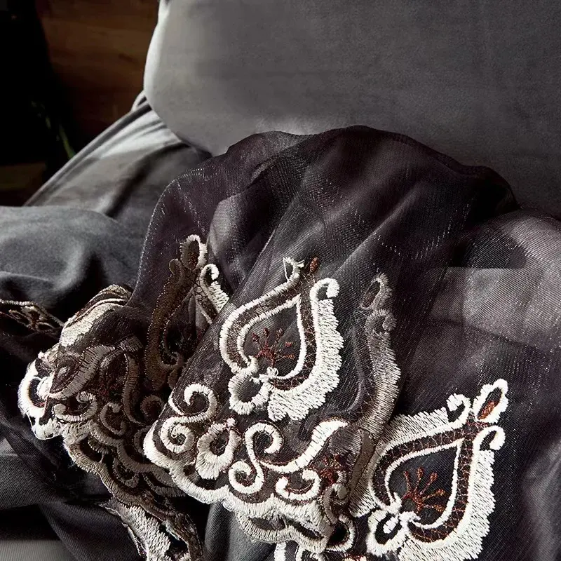 1/2/3/4-Seater European Luxury Soft Velvet Sofa Towel Modern Plush Sofa Cover All-inclusive Lace Edge Dust Couch Cover for Sofas