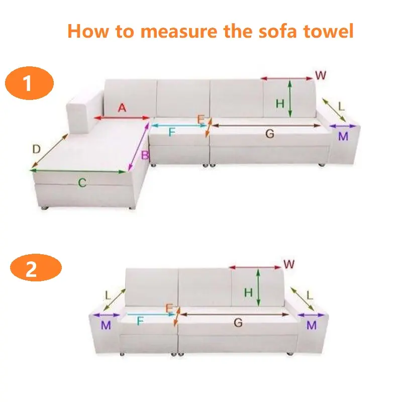 Short Plush Sofa Towel Winter European-style Brief Sofa Cover Solid Color Non-slip Couch Cover Universal for Living Room