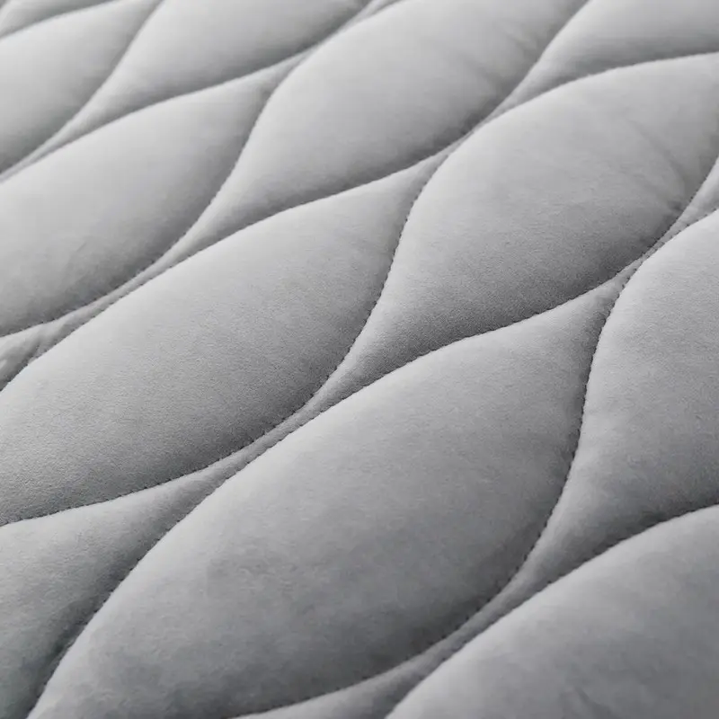 Luxury Velvet Thicken Quilted Headboard Cover Short Plush All-inclusive Bed Head Cover Double Side Quilting Bedside Cover