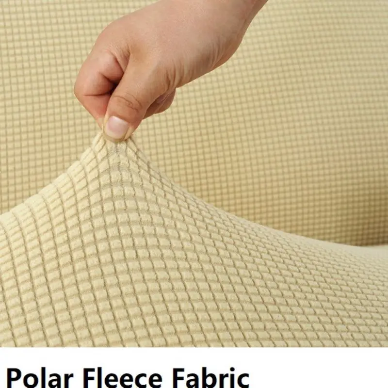 Gray Color Waterproof Sofa Cover Thicken Polar Fleece All-inclusive Slipcover L Shape Sectional Sofa Covers for Living Room