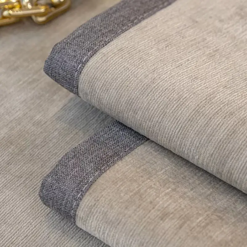 Luxury Embroidery Sofa Cover Soft Chenille Solid Color Couch Cover for Living Room Modern Simple Universal Non-slip Sofa Towel