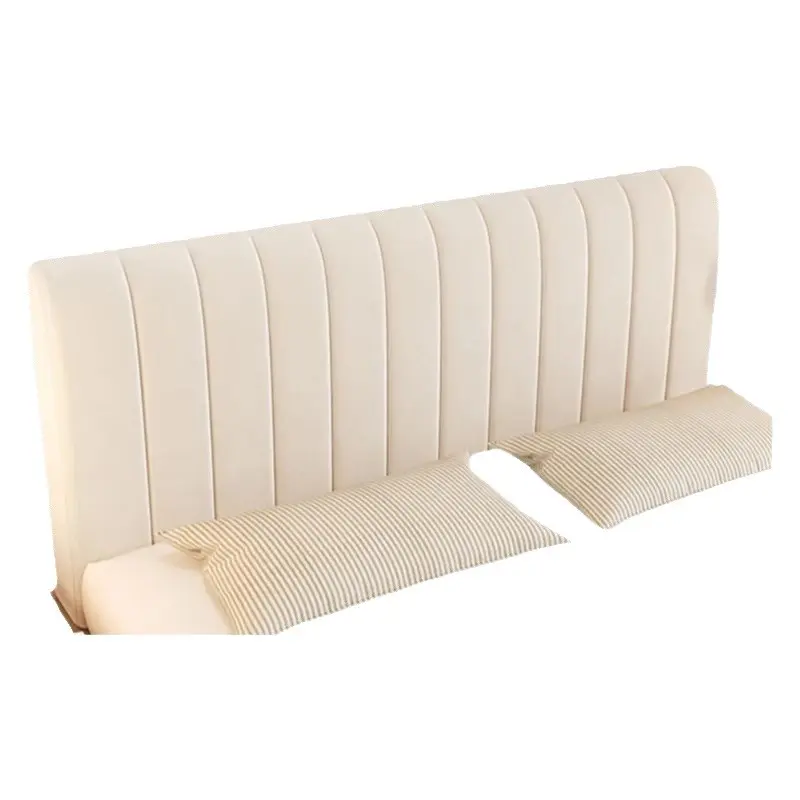 Bed Headboard Cover Luxury Soft Thick Velvet All-inclusive Solid Color Bedside Bed Back Dust Protector Home Room Bed
