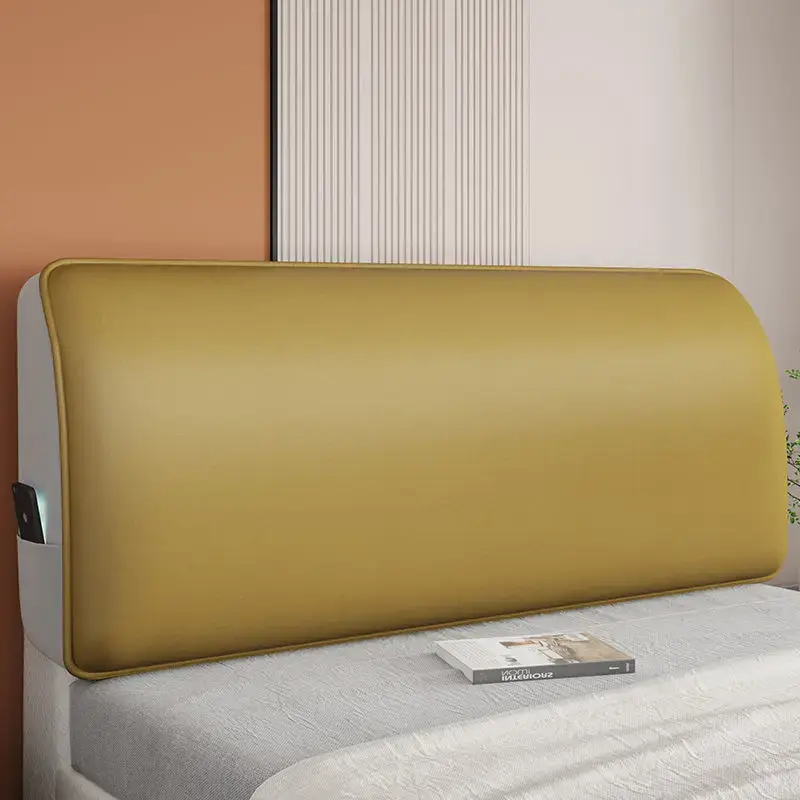 High Grade Waterproof Technology Cloth Bed Head Cover Soft Smooth All-inclusive Headboard Cover Luxury Bedside Dustproof Cover