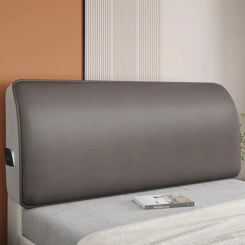 High Grade Waterproof Technology Cloth Bed Head Cover Soft Smooth All-inclusive Headboard Cover Luxury Bedside Dustproof Cover