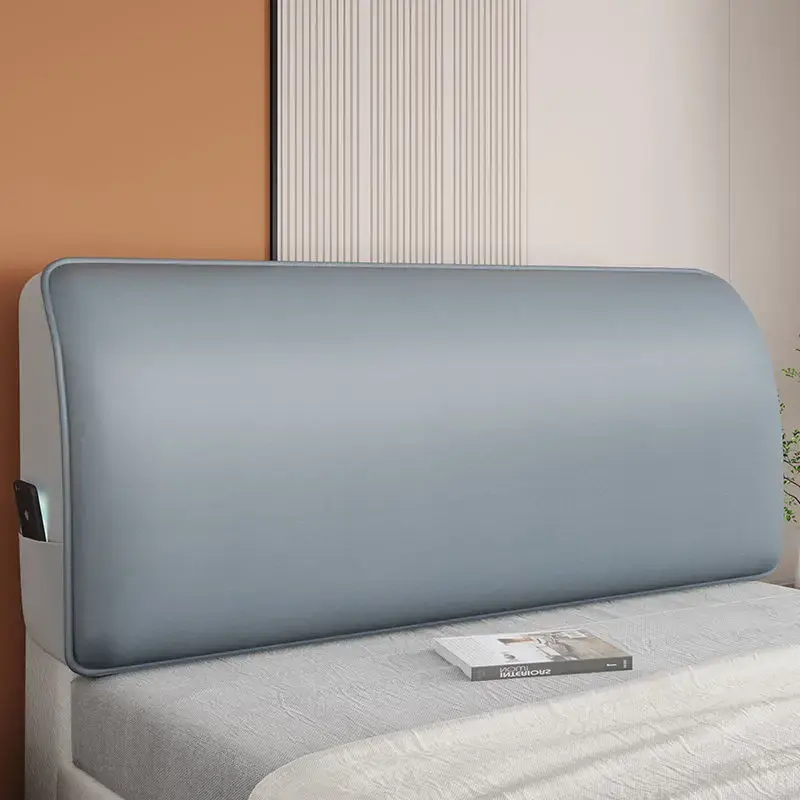 High Grade Waterproof Technology Cloth Bed Head Cover Soft Smooth All-inclusive Headboard Cover Luxury Bedside Dustproof Cover