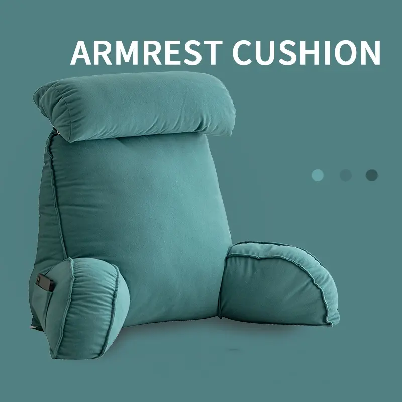 Headboard Pillow Triangle Cushion Reading Large Bolster Backrest Positioning Support body wedge sleeping pillow for Bed Headboar
