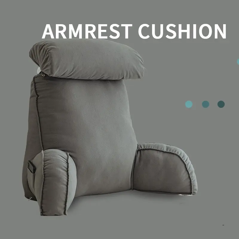 Headboard Pillow Triangle Cushion Reading Large Bolster Backrest Positioning Support body wedge sleeping pillow for Bed Headboar