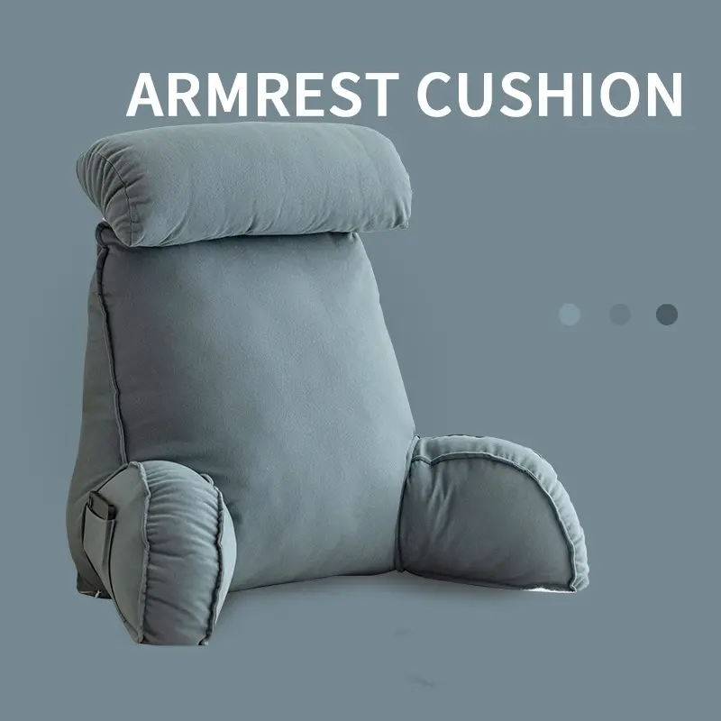 Headboard Pillow Triangle Cushion Reading Large Bolster Backrest Positioning Support body wedge sleeping pillow for Bed Headboar