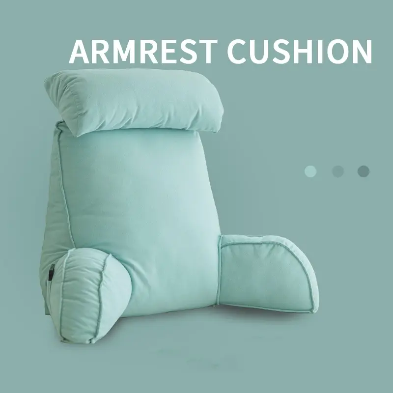 Headboard Pillow Triangle Cushion Reading Large Bolster Backrest Positioning Support body wedge sleeping pillow for Bed Headboar