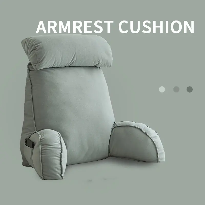 Headboard Pillow Triangle Cushion Reading Large Bolster Backrest Positioning Support body wedge sleeping pillow for Bed Headboar