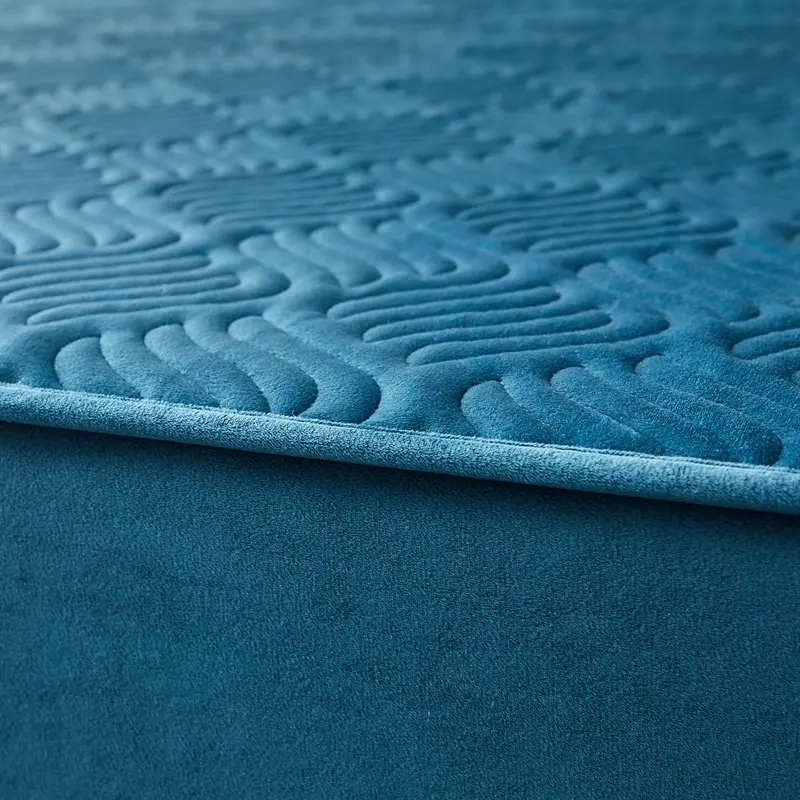 High Quality Short Plush Thicken Quilted Mattress Cover Luxury Anit-mites Soft Warm Quilting Baby Velvet Not Included Pillowcase