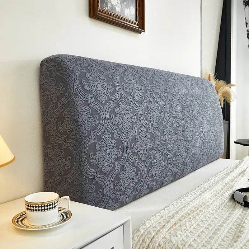 Headboard Cover Elastic Bed Head Slipcover Multi-size All-inclusive Bed Backrest Cover Bedroom Decor