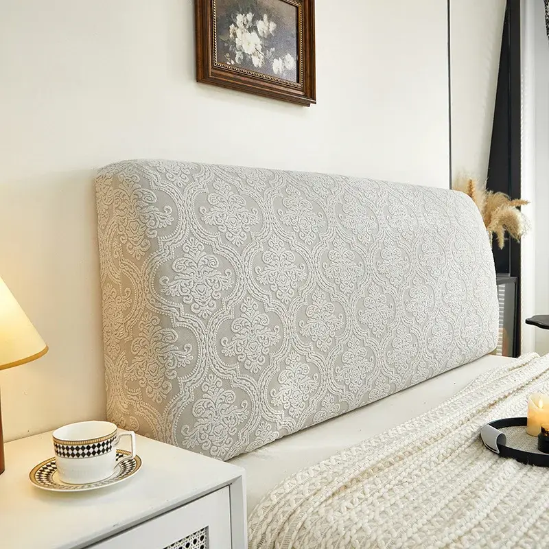 Headboard Cover Elastic Bed Head Slipcover Multi-size All-inclusive Bed Backrest Cover Bedroom Decor