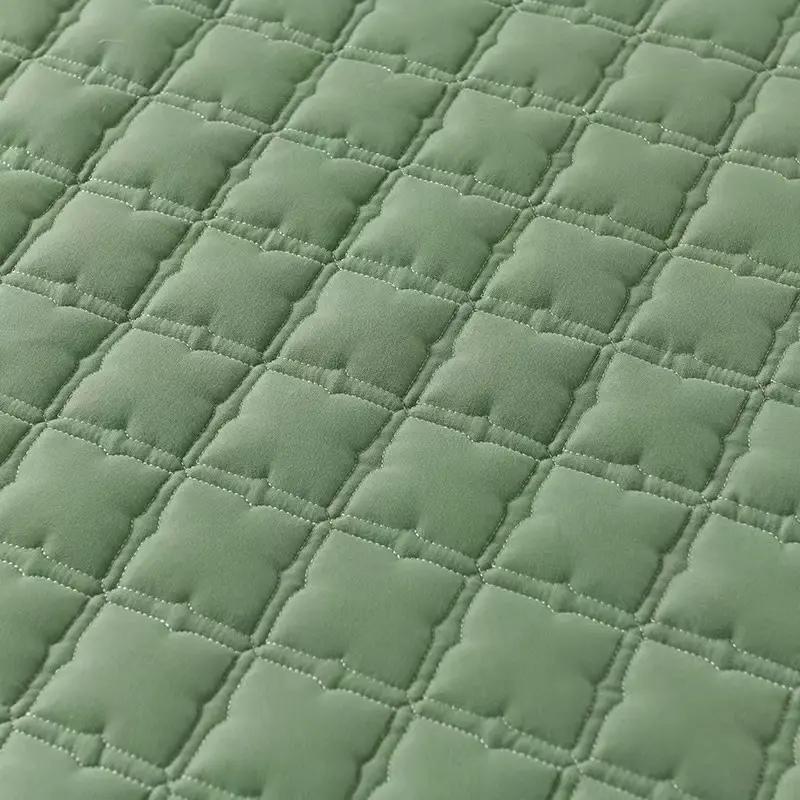 Waterproof Quilted Fitted Sheet Pet Anti-wetting Bed Sheet Queen Customized Raw Cotton Mattress Cover Not Included Pillowcase
