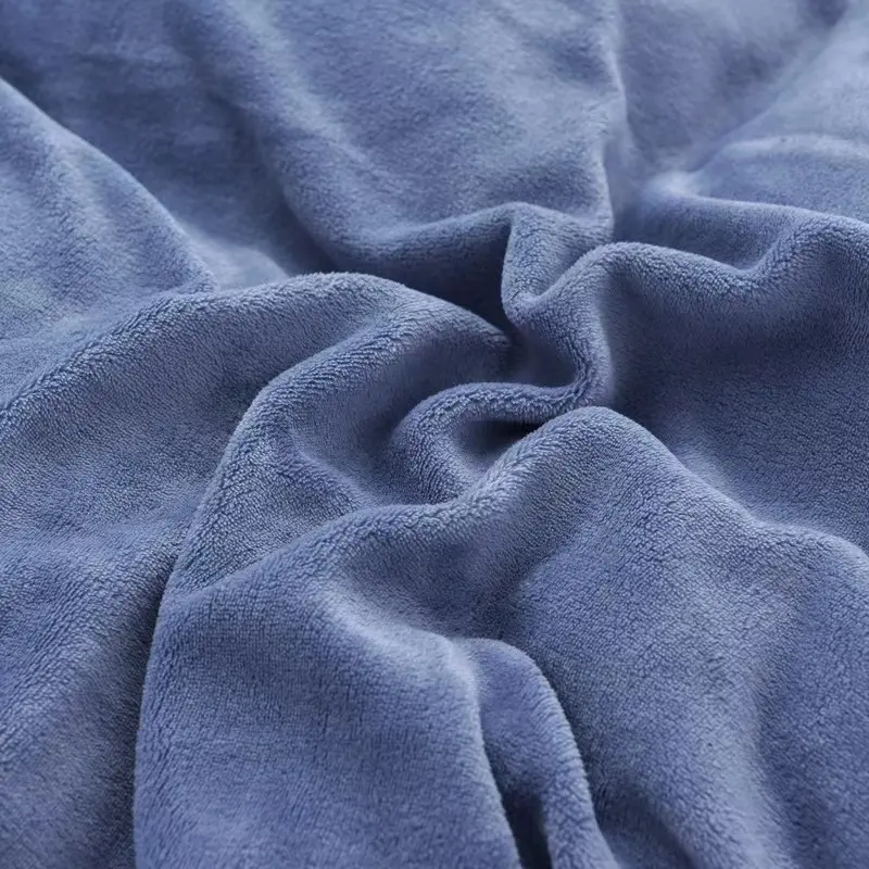 Winter Warm Thick Plush Velvet Flat Sheet Solid Color Large Size Soft  Flannel Bed Sheet 350x245cm Not Including Pillowcase