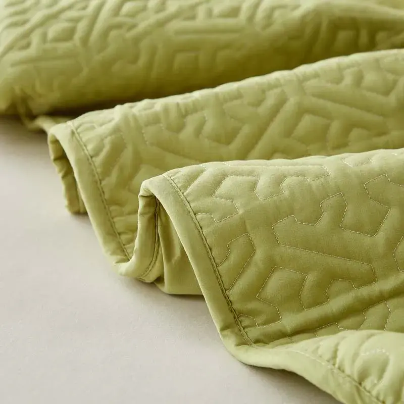 Pure Cotton Soft Quilted Mattress Cover Anti-bacterial King Size Customized Bed Pad Protector Cover Not Included Pillowcase