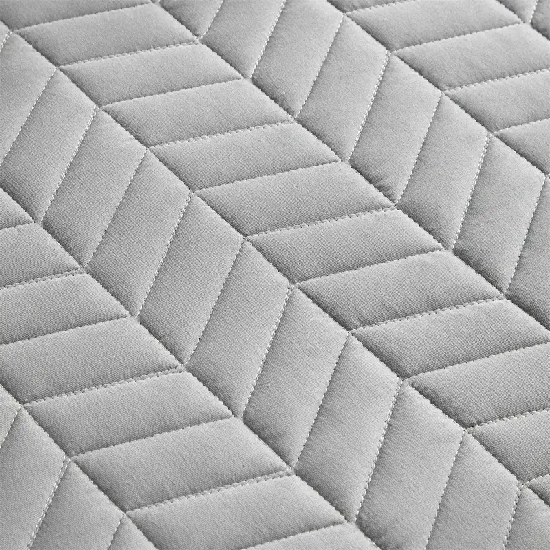 3pcs set quilted bedspread, solid color soft breathable bedsheet, 264*230cm+2pcs pillowcase 51*66cm