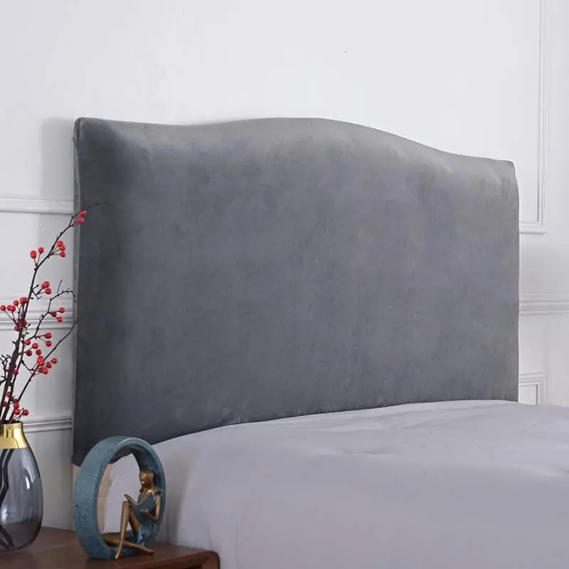 High Elastic All-inclusive Fine Flannel Headboard Cover Dustproof Bed Head Cover Bed Head Back Protection Headboard Dust Cover