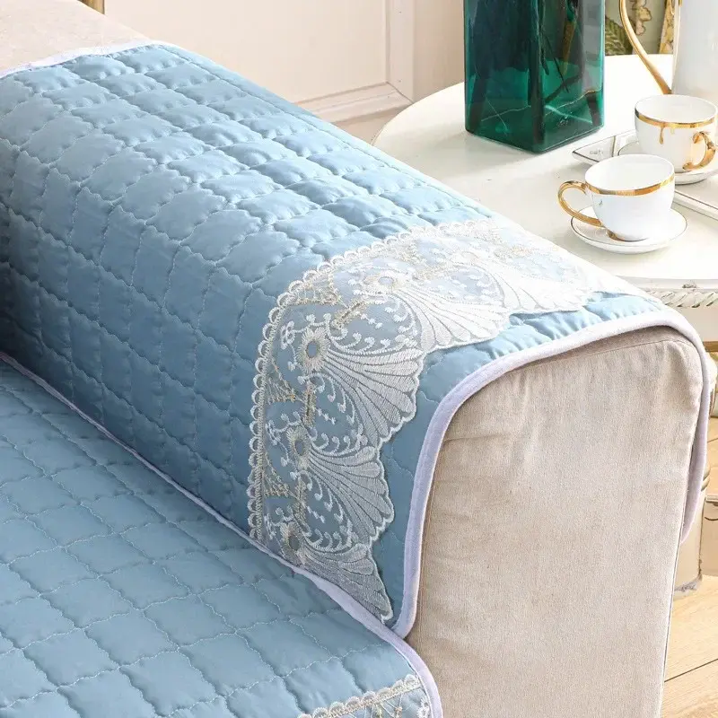 Four Season Universal Brushed Sofa Towel Soft Anti-slip Sofa Cover 1/2/3/4 Seat Sectional L-shaped Couch Covers for Living Room