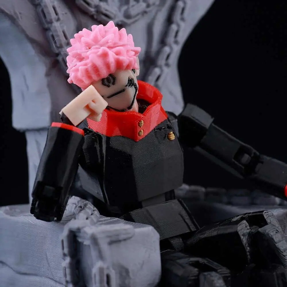 9L3D Printed Lucky Dummy 13 Jujutsu Kaisen Ryomen Sukuna Anime Multi-Jointed Shapeshift Toys Action Figures Mannequin Model
