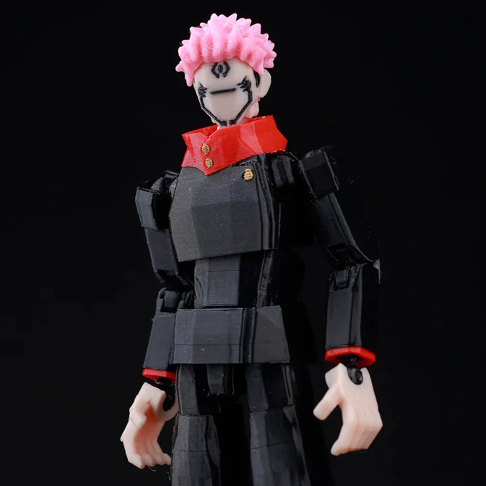 9L3D Printed Lucky Dummy 13 Jujutsu Kaisen Ryomen Sukuna Anime Multi-Jointed Shapeshift Toys Action Figures Mannequin Model