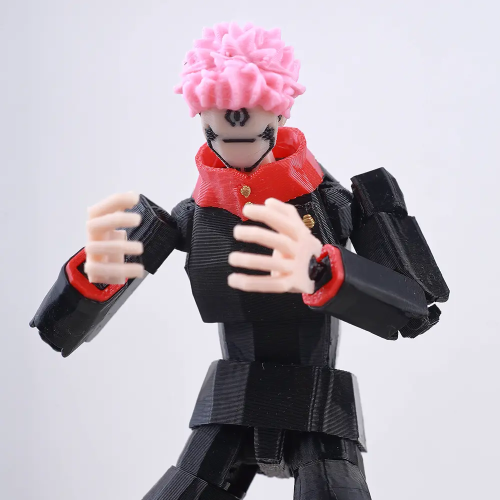 9L3D Printed Lucky Dummy 13 Jujutsu Kaisen Ryomen Sukuna Anime Multi-Jointed Shapeshift Toys Action Figures Mannequin Model