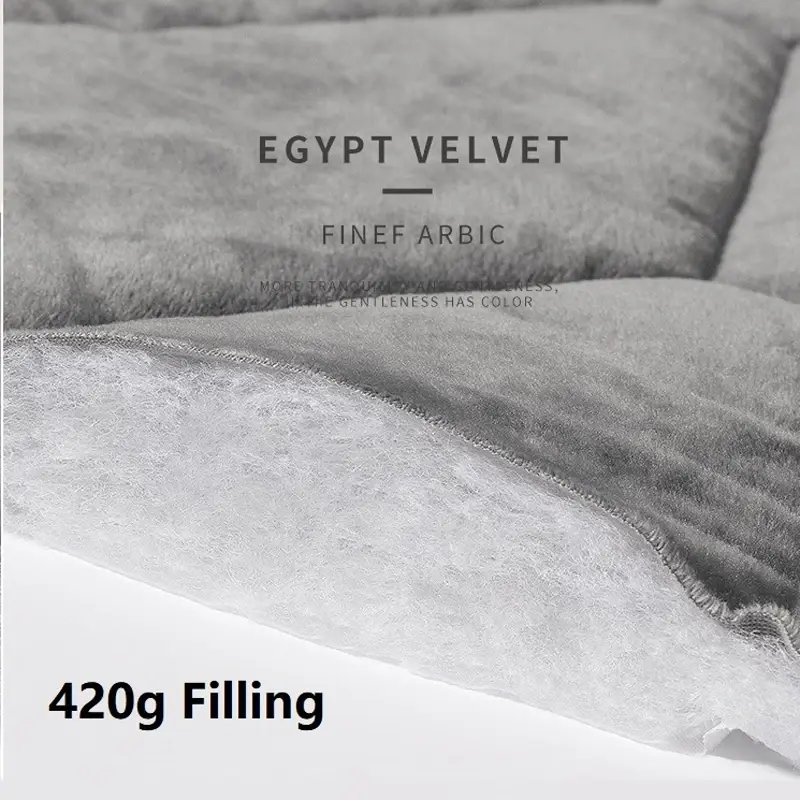 High Quality Velvet Quilted Headboard Cover All-inclusive Super Luxury Soft Thicken Short Plush Quilting Bed Head Cover