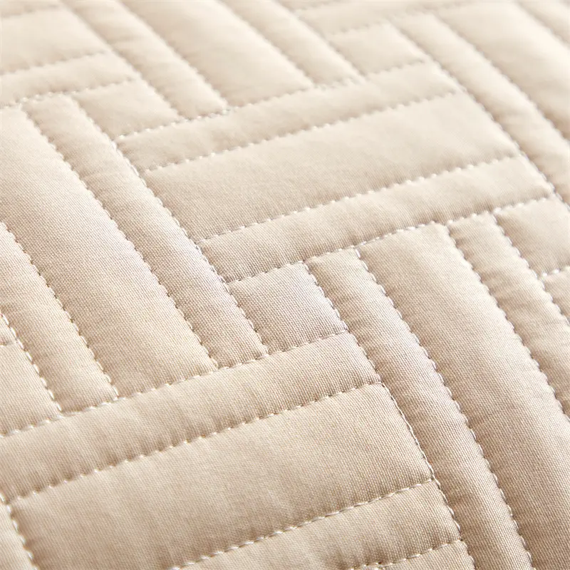 3pcs set, Quilted Cotton Bedspread, solid color ultrasonic quilted bedsheet, lightweight quilted king queen size bed cover
