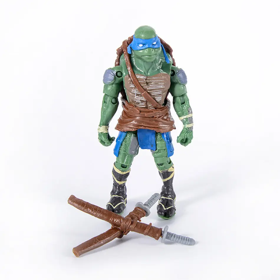 4pcs TMNT Action Figure Anime Teenage Mutant Ninja Turtle Figuras Toys NECA PVC Collection Model Gift for Children Decoration