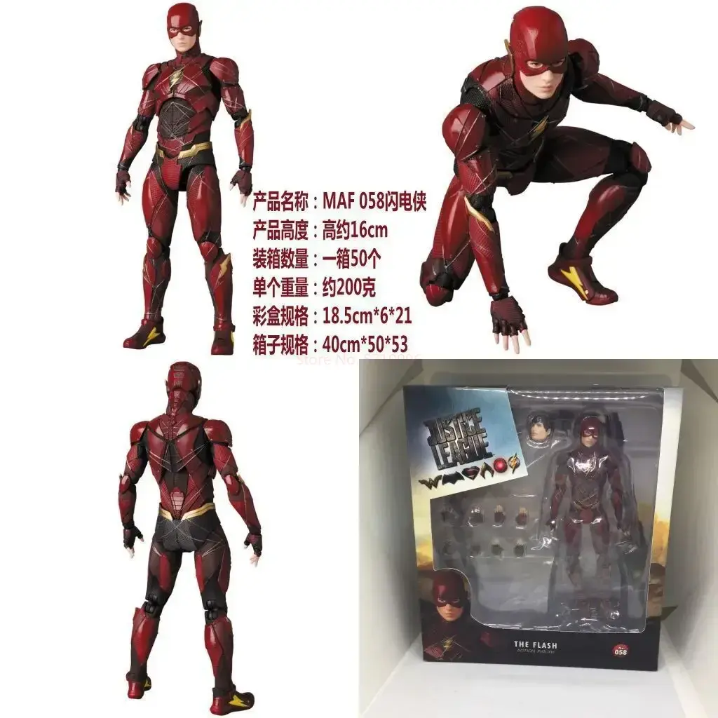 16cm Marvel The Flash Anime Figure The Avengers Flash Action Figure PVC Figurine Statue Model Doll Collectible Ornament Toy Gift