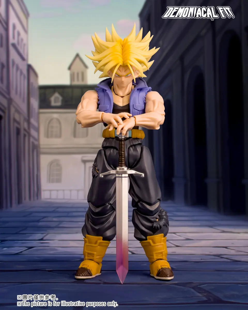 Demoniacal Fit Trunks Figure Dragon Ball Z SHF Super Saiyan The Boy From The Future Son of Tomorrow Action Figure Model Toy Kid