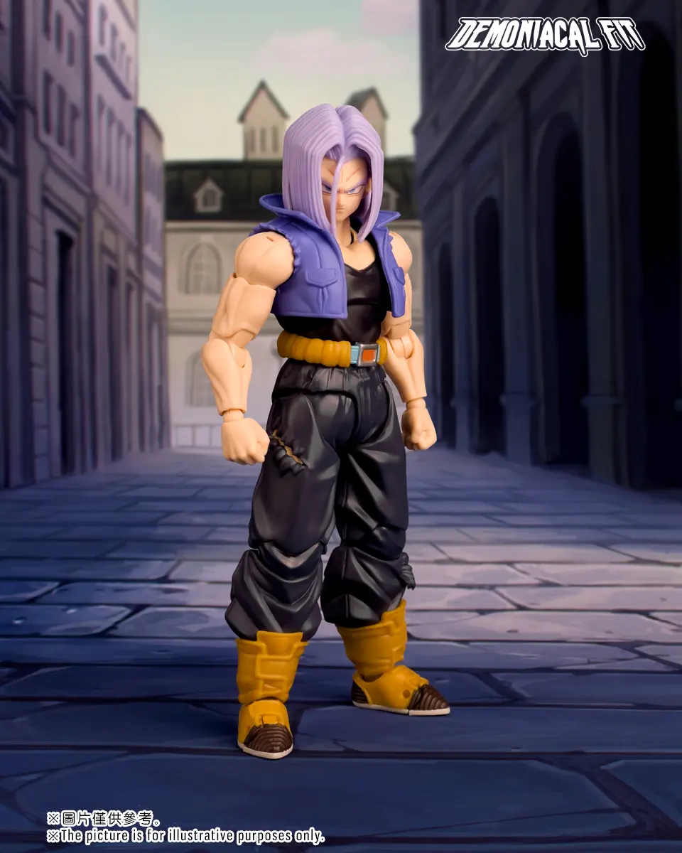 Demoniacal Fit Trunks Figure Dragon Ball Z SHF Super Saiyan The Boy From The Future Son of Tomorrow Action Figure Model Toy Kid