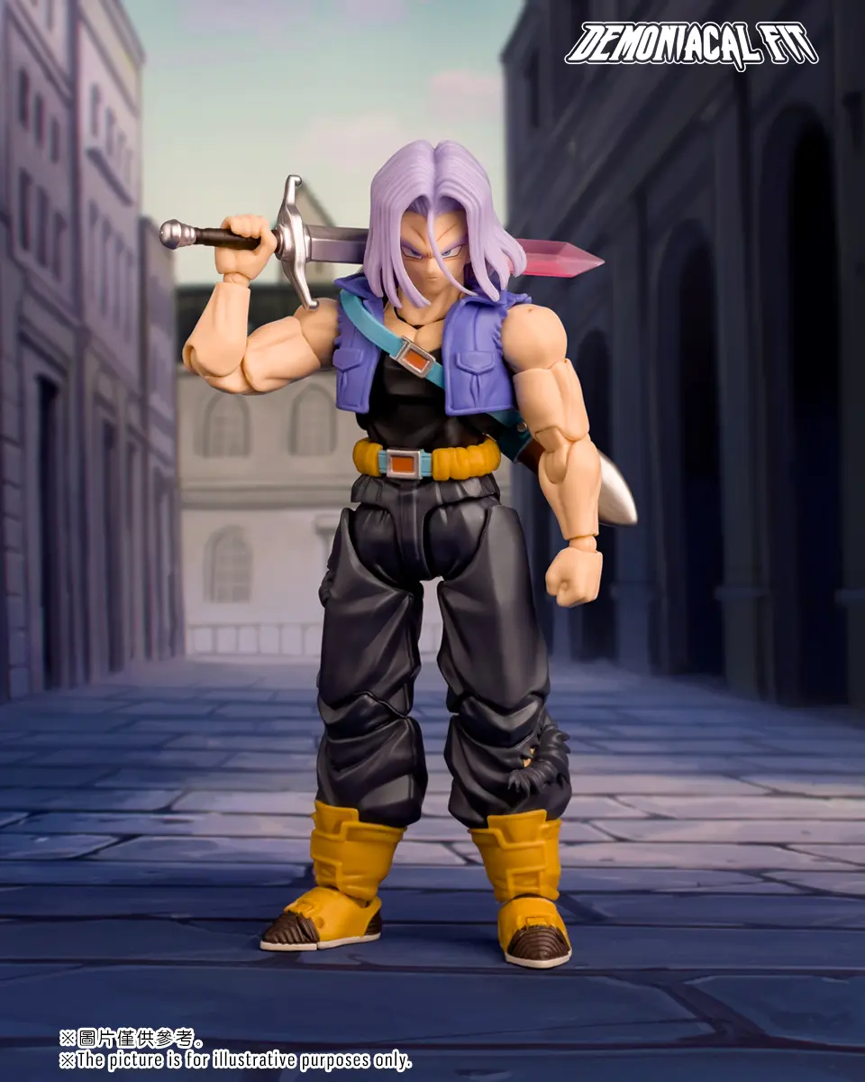 Demoniacal Fit Trunks Figure Dragon Ball Z SHF Super Saiyan The Boy From The Future Son of Tomorrow Action Figure Model Toy Kid