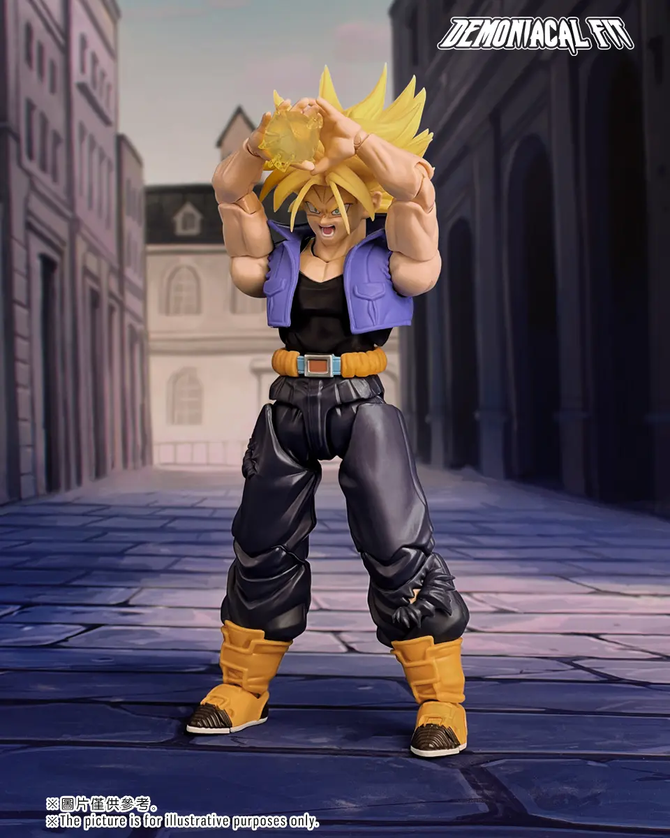 Demoniacal Fit Trunks Figure Dragon Ball Z SHF Super Saiyan The Boy From The Future Son of Tomorrow Action Figure Model Toy Kid