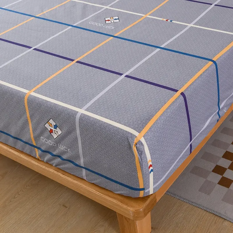 Waterproof Fitted Sheet Bedding Cover Bed Cloth Mattress Cover Bed Protector Cover for Bedroom Guest Room 1pcs