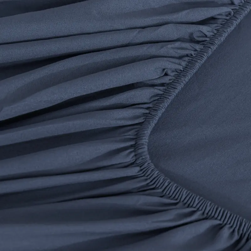 Fitted Sheet Solid Color Mattress Cover with Elastic Band Bed Sheet High Quality Bedspread Single Double Queen Size Fit Sheet