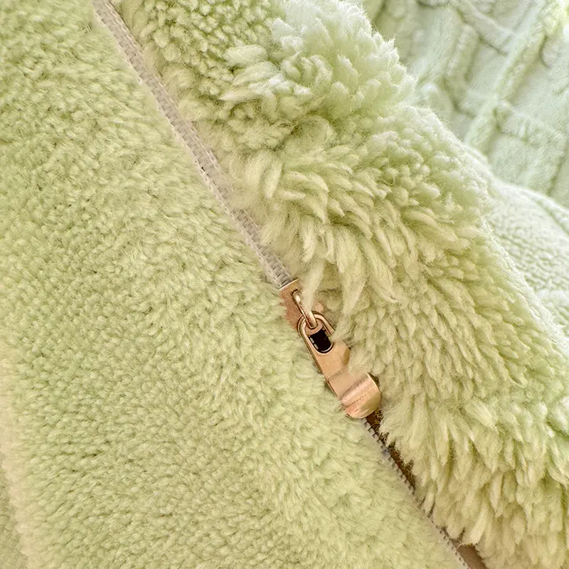 Tafuru Milk Fleece Single Quilt Set Autumn/winter Thickened Warm Solid Color Duvet Cover 200x230 220x240 Bedding for Double Use