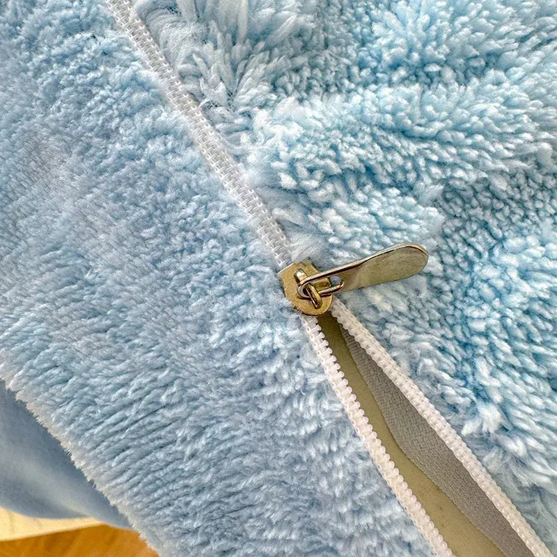 Winter Flannel 1 Pc Quilt Cover Housse De Couette 220x240 Duvet Cover Solid Color Thick Comforter Cover 150 Queen/King Bed Cover