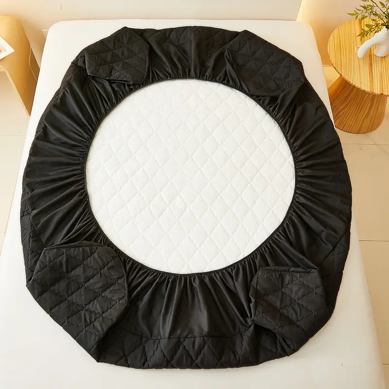 1pc 3D Air Fabric Thick Mattress Cover, 100% Waterproof Mattress Protector, Soft and Breathable Fitted Bed Sheet (No Pillowcase)